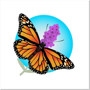 Butterfly and Buddleja Posters and Art